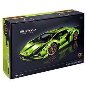 اسباب بازی لگو تکنیک ماشین لامبورگینی سیان 3696 تکه مقیاس 1:8 مدل  Technic Lamborghini Sian 56001_اسباب بازی لگو