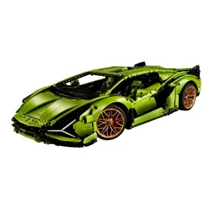 اسباب بازی لگو تکنیک ماشین لامبورگینی سیان 3696 تکه مقیاس 1:8 مدل  Technic Lamborghini Sian 56001_اسباب بازی لگو