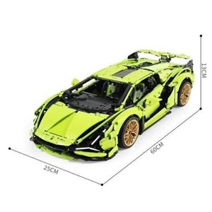 اسباب بازی لگو تکنیک ماشین لامبورگینی سیان 3696 تکه مقیاس 1:8 مدل  Technic Lamborghini Sian 56001_اسباب بازی لگو