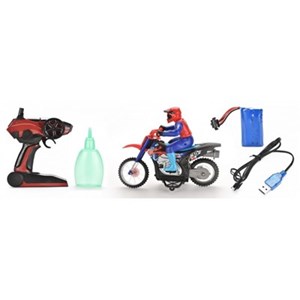 اسباب بازی موتور کنترلی همراه اسپری مه پاش مدل 333 MT21101 Mist Spray Motorbike Toy مقیاس 1:10_اسباب بازی ماشین کنترلی