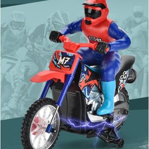 اسباب بازی موتور کنترلی همراه اسپری مه پاش مدل 333 MT21101 Mist Spray Motorbike Toy مقیاس 1:10_اسباب بازی ماشین کنترلی