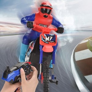 اسباب بازی موتور کنترلی همراه اسپری مه پاش مدل 333 MT21101 Mist Spray Motorbike Toy مقیاس 1:10_اسباب بازی ماشین کنترلی