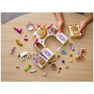 اسباب بازی لگو دیزنی اصطبل سلطنتی پرنسس بل و پرنسس راپونزل 239 قطعه مدل Belle and Rapunzel's Royal Stables - 43195 Building Kit_اسباب بازی لگو