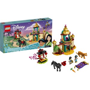 اسباب بازی لگو دیزنی ماجراجویی با مولان و جاسمین 176 قطعه مدل Jasmine and Mulan’s Adventure - 43208 Building Kit_اسباب بازی لگو