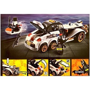 اسباب بازی لگو دی سی ماشین بتمن 305 قطعه مدل Super Hero 7128_اسباب بازی لگو