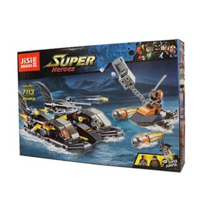 اسباب بازی لگو دی سی دکول هاورکرافت و قایق بتمن 263 قطعه مدل Super Heroes_DECOOL 7113_اسباب بازی لگو