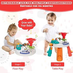 اسباب بازی نوزادی موزیکال میز چند کاره هولی تویز مدل 8999 Hola Toys Activity Play Table _اسباب بازی نوزادی