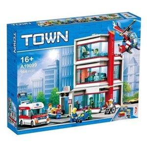 اسباب بازی لگو بیمارستان شهر 964 قطعه مدل Constructor City Hospital A19099_اسباب بازی لگو