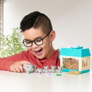 اسباب بازی عروسک رباتیک موش موشک ماما سورپرایز Little Live Pets سری Mini مدل Moose - Little Live Pets - Mama Surprise Minis - Lil Mouse _عروسک رباتیک