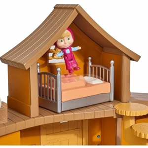 اسباب بازی ست خانه‌ی بزرگ میشا به همراه فیگور ماشا و میشا مدل Masha And The Bear - Big Bear House_اسباب بازی لوازم خانگی