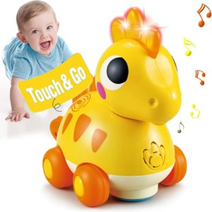 دایناسور موزیکال هولی تویز نارنجی مدل Hola Toys 6110_اسباب بازی نوزادی