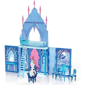 اسباب بازی قصر یخی دیزنی تاشو فروزن 2 به همراه پرنسس السا مدل Disney Princess Frozen - Elsa's Fold and Go Ice Palace with Princess Elsa and Olaf_اسباب بازی لوازم خانگی