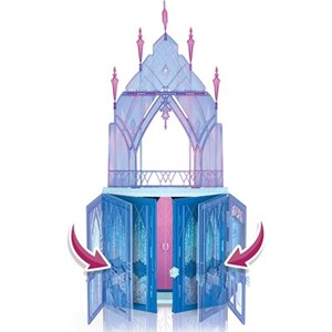 اسباب بازی قصر یخی دیزنی تاشو فروزن 2 به همراه پرنسس السا مدل Disney Princess Frozen - Elsa's Fold and Go Ice Palace with Princess Elsa and Olaf_اسباب بازی لوازم خانگی