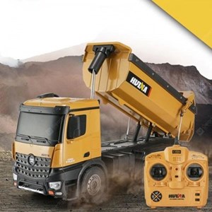 اسباب بازی ماشین کنترلی شارژی کامیون راه سازی حرفه ای هوینا مدل Huina Dump Truck 1573 مقیاس 1:14_اسباب بازی ماشین کنترلی