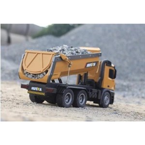اسباب بازی ماشین کنترلی شارژی کامیون راه سازی حرفه ای هوینا مدل Huina Dump Truck 1573 مقیاس 1:14_اسباب بازی ماشین کنترلی