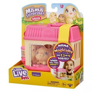 اسباب بازی عروسک رباتیک خرگوش ماما سورپرایز Little Live Pets سری Mini مدل Moose - Little Live Pets - Mama Surprise Minis - Lil Bunny_عروسک رباتیک
