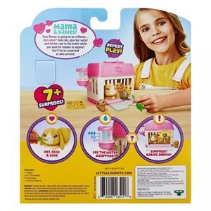 اسباب بازی عروسک رباتیک خرگوش ماما سورپرایز Little Live Pets سری Mini مدل Moose - Little Live Pets - Mama Surprise Minis - Lil Bunny_عروسک رباتیک