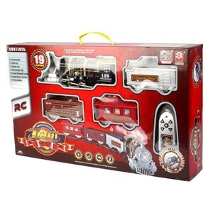 اسباب بازی قطار کنترلی دود زا 19 تکه Remote Control Train Classical _اسباب بازی نوزادی