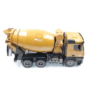 اسباب بازی ماشین کنترلی شارژی کامیون میکسر بتن حرفه ای هوینا مدل Huina Mixer Truck 1574