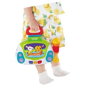 اسباب بازی نوزادی میکروفون موزیکال ضبط صدا هولی تویز مدل 3138 Hola Toys Karaoke Jukebox with Microphone for Kids _اسباب بازی موسیقی