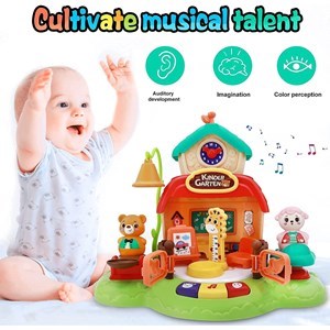 اسباب بازی نوزادی موزیکال کلبه حیوانات و مهدکودک هولی تویز مدل 935 Hola Toys Kindergarten _اسباب بازی نوزادی