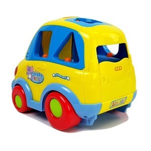 اسباب بازی موزیکال ماشین فیلی هولی تویز مدل 896 Hola Toys Learning Educational Toys Cartoon Car Funny Kid Bus Game Matching Game _اسباب بازی نوزادی