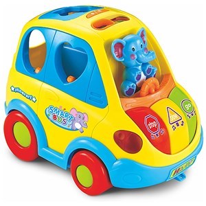 اسباب بازی موزیکال ماشین فیلی هولی تویز مدل 896 Hola Toys Learning Educational Toys Cartoon Car Funny Kid Bus Game Matching Game _اسباب بازی نوزادی