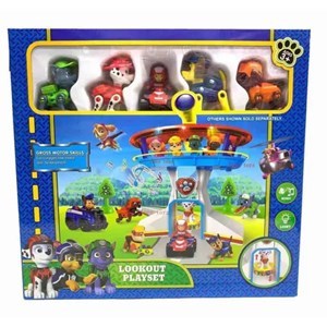 اسباب بازی اکشن فیگور ست برج مراقبت سگ های نگهبان پاپاترول _اسباب بازی اکشن فیگور