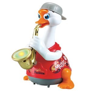 اسباب بازی نوزادی غاز ساکسیفون زن موزیکال هولی تویز مدل 6111 Hola Toys Baby Toys Saxophone Goose _اسباب بازی نوزادی