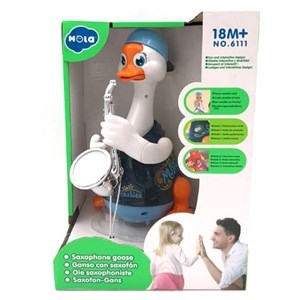 اسباب بازی نوزادی غاز ساکسیفون زن موزیکال هولی تویز مدل 6111 Hola Toys Baby Toys Saxophone Goose _اسباب بازی نوزادی