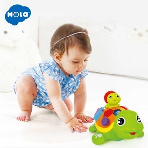 اسباب بازی نوزادی موزیکال لاکپشت مادر و فرزند هولی تویز مدل 868 Hola Toys Parent-Child Tortoise Interactive Toy _اسباب بازی نوزادی