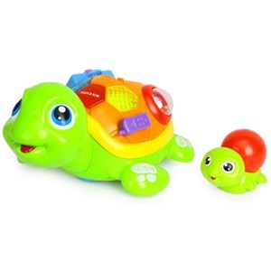 اسباب بازی نوزادی موزیکال لاکپشت مادر و فرزند هولی تویز مدل 868 Hola Toys Parent-Child Tortoise Interactive Toy _اسباب بازی نوزادی