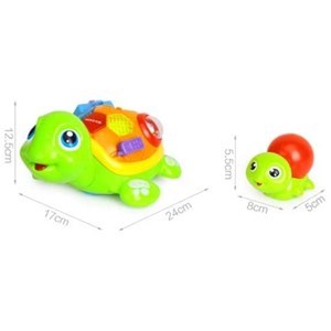 اسباب بازی نوزادی موزیکال لاکپشت مادر و فرزند هولی تویز مدل 868 Hola Toys Parent-Child Tortoise Interactive Toy _اسباب بازی نوزادی