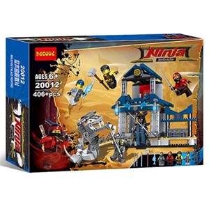 اسباب بازی لگو کریتور نینجا 406 قطعه مدل DECOOL 20012 Ninjutsu Palace Fight Creator_اسباب بازی لگو