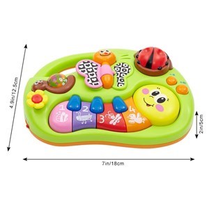 اسباب بازی موزیکال پیانو پروانه ای هولی تویز مدل 927 Hola Toys Piano Musical _اسباب بازی نوزادی