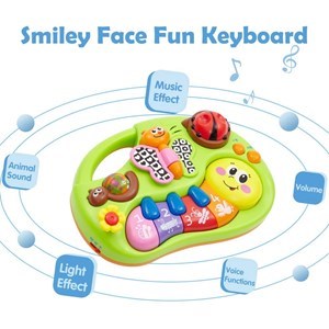 اسباب بازی موزیکال پیانو پروانه ای هولی تویز مدل 927 Hola Toys Piano Musical _اسباب بازی نوزادی