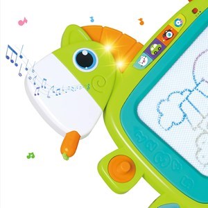 اسباب بازی نوزادی تخته سفید مگنتی موزیکال و چراغدار هولی تویز مدل 3131 Hola Toys EastSun Magnetic Drawing Board _اسباب بازی نوزادی