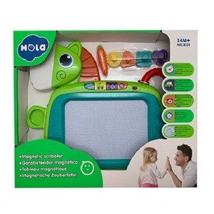 اسباب بازی نوزادی تخته سفید مگنتی موزیکال و چراغدار هولی تویز مدل 3131 Hola Toys EastSun Magnetic Drawing Board _اسباب بازی نوزادی