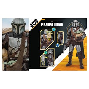 اسباب بازی اکشن فیگور 30 سانتی مندلورین به همراه بیبی یودا مدل Hasbro - Star Wars - Galactic Action - The Mandalorian and Grogu Interactive Electronic 12-Inch-Scale Figures _اسباب بازی اکشن فیگور