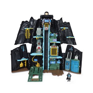 اسباب بازی اکشن فیگور غار مخفی 2 در 1 بتمن مدل Spin Master - DC Comics - Bat Tech Batcave, Giant Transforming Playset with Exclusive Batman Figure and Accessories _اسباب بازی اکشن فیگور