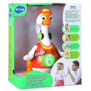 اسباب بازی نوزادی غاز موزیکال هولی تویز نارنجی مدل 828 Hola Toys Musical Dancing Goose _اسباب بازی نوزادی