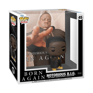 اسباب بازی اکشن فیگور اسپشیال 9 سانتی فانکو پاپ نوتوریوس بی.آی.جی با کاور آلبوم مدل Funko POP - Albums - Born Again - The Notorious B.I.G - Exclusive _اسباب بازی اکشن فیگور