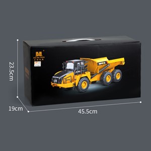 اسباب بازی ماشین کنترلی شارژی کامیون کمپرسی حرفه ای هوینا مدل Huina Dump Truck 1568