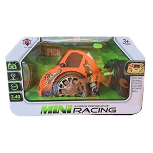 اسباب بازی ماشین کنترلی دو چرخ نارنجی مدل Controlled Racing Car - Orange_اسباب بازی ماشین کنترلی