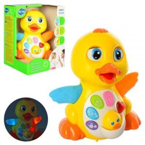 اسباب بازی نوزادی اردک موزیکال هولی تویز مدل 808 Hola Toys Musical Duck _اسباب بازی نوزادی