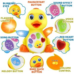 اسباب بازی نوزادی اردک موزیکال هولی تویز مدل 808 Hola Toys Musical Duck _اسباب بازی نوزادی