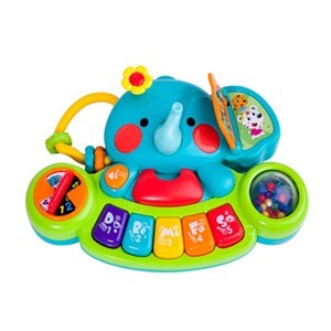 اسباب بازی پیانو فیلی موزیکال هولی تویز مدل 3135 Hola Toys Elephant Keyboard _اسباب بازی نوزادی