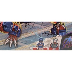 اسباب بازی لگو مارول کاپیتان آمریکا و ثور 343 قطعه مدل MG818D Captain America and Thor lego marvel_اسباب بازی لگو