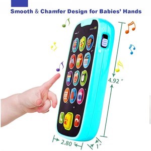 اسباب بازی نوزادی موبایل لمسی و موزیکال هولی تویز مدل Hola Toys Baby Cell Phone 3127 _اسباب بازی نوزادی