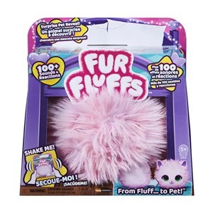 اسباب بازی عروسک رباتیک پیشی توپی پشمالو مدل Spin Master - FurFluffs - Interactive Kitty_عروسک رباتیک